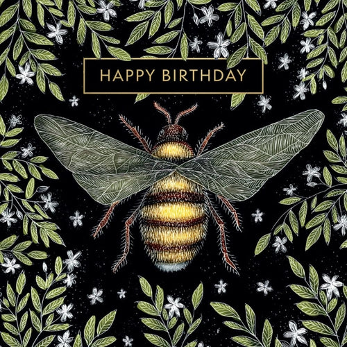 Honey Bee Birthday Greetings Card