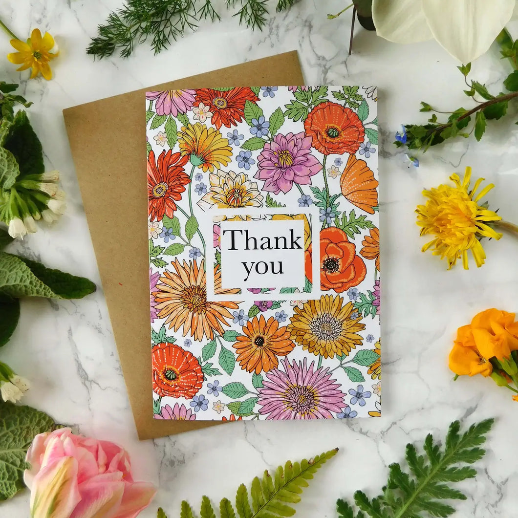 Thank You Greetings Card