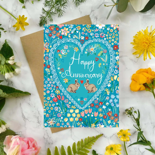 Happy Anniversary Greetings Card