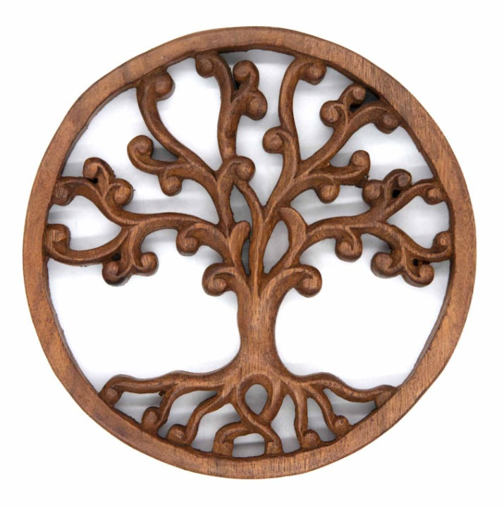 Curly Tree of Life Plaque