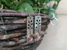 Tree Sprial Dangley Earrings