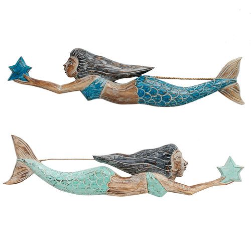 Mermaid Wooden Wall Art