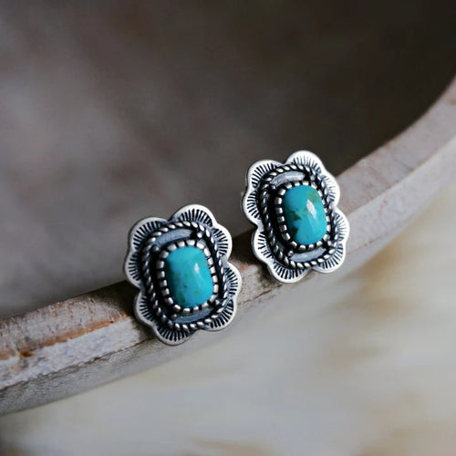 Bohemian Artisan Stud Earrings