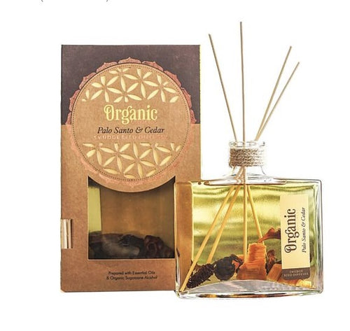 Palo Santo and Cedar Organic Goodness Reed Diffuser