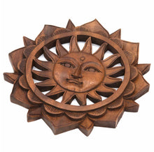 The Sun Wooden Plaque