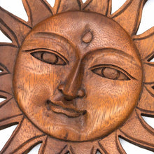 The Sun Wooden Plaque