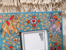 Hand Painted Wooden Photo Frame, Elephant Indian Design