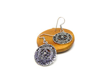 Silver Metal Tribal Design Earrings