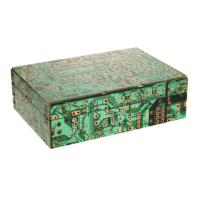 Recycled Circuit Board Decorative Box