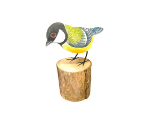 Great Tit Hand Painted Wooden Ornament