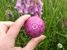 Mandala Flower Pebble, Soapstone