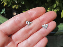 Bee Sterling Silver Stud Earrings