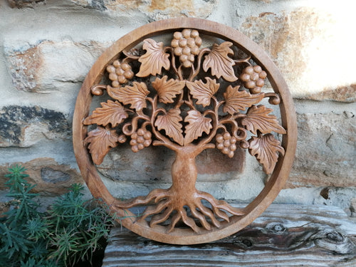 Tree of Life Wooden Wall Plaque