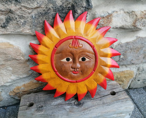 Wooden Sun Plaque