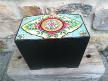 Indian 3 drawer floral chest