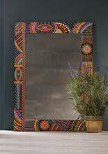 Mirror Hand Painted African Style