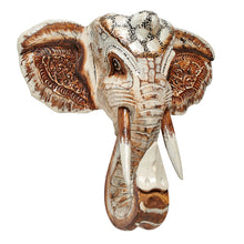 Wooden Elephant Bust