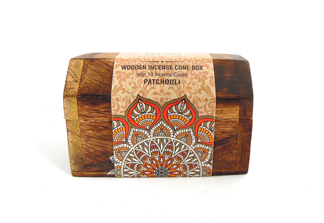Karma Incense Cone Holder Box + Cones
