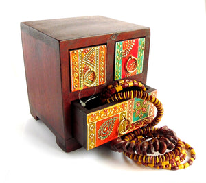 Small 3 Drawer Indian Chest