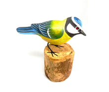 Blue Tit Hand Painted Wooden Ornament