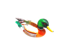 Male Mallard Duck Hand Painted Ornament