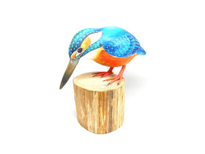 Kingfisher Hand Painted Wooden Ornament