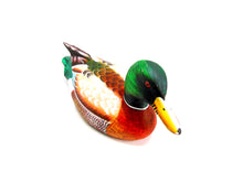 Male Mallard Duck Hand Painted Ornament