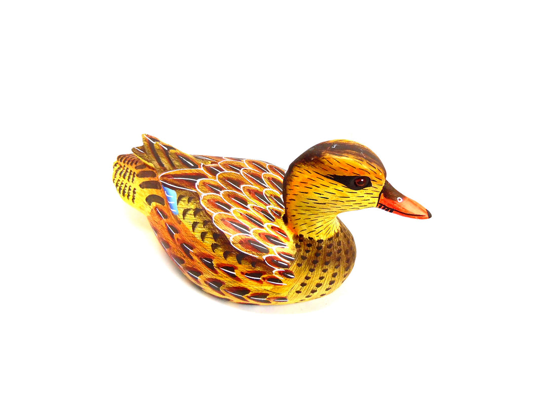 Female Mallard Duck Hand Painted Ornament