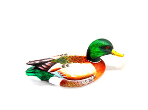 Male Mallard Duck Hand Painted Ornament