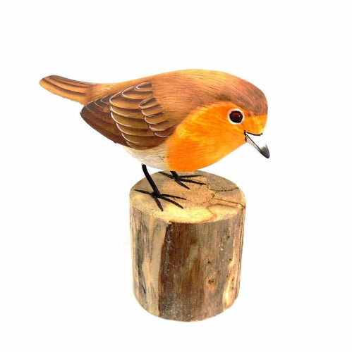 Robin Hand Painted Wooden Ornament