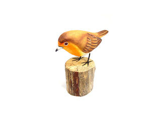 Robin Hand Painted Wooden Ornament