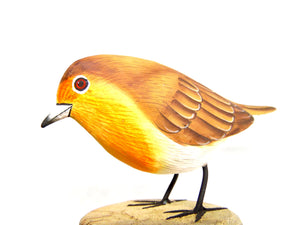 Robin Hand Painted Wooden Ornament